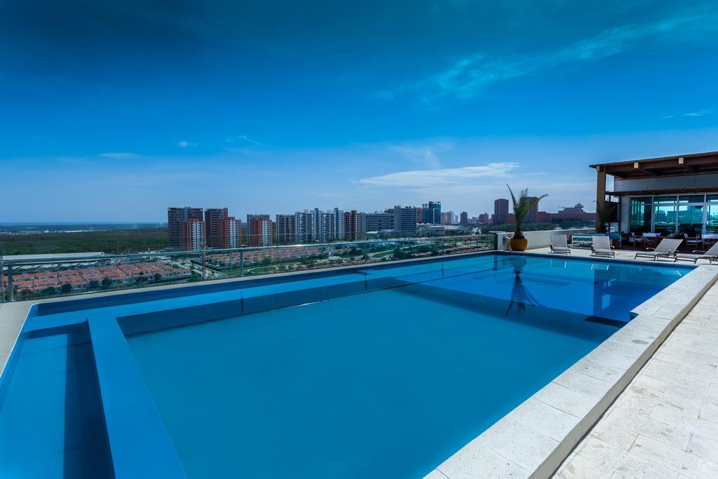 Ghl Collection Barranquilla Hotel Exterior foto View of the city from the rooftop of the hotel